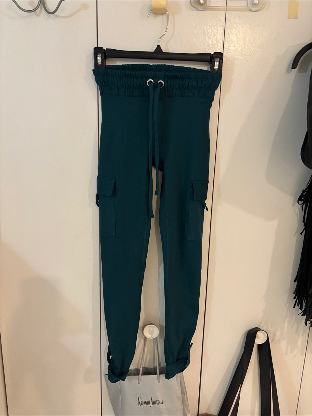 Bombshell Sportswear cargo edge leggings in dark sea,XS